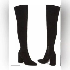 Steve Madden Tava Suede Over-The-Knee Boots 6.5